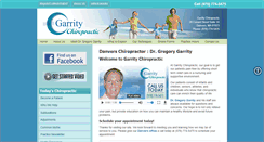 Desktop Screenshot of garritychiropractic.com